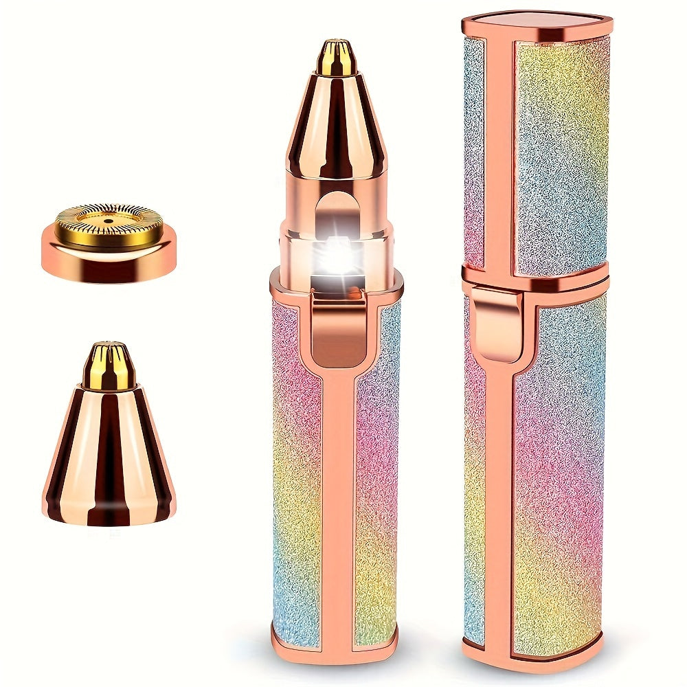 Facial Hair Removal For Women, 2-in-1 Electric Eyebrow Trimmer Hair Remover