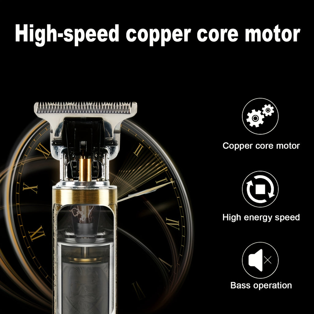 Men's Electric Shaver with LED Display, Hair Clipper, Trimmer, Beard Trimmer Wireless