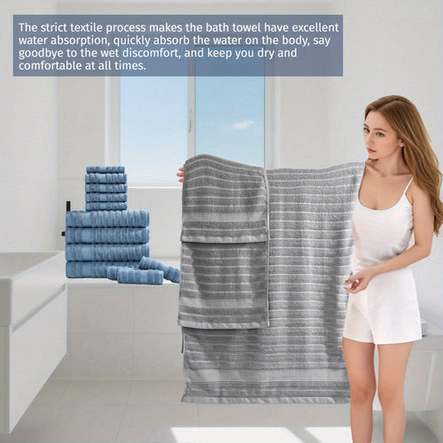 12pcs Towels Set