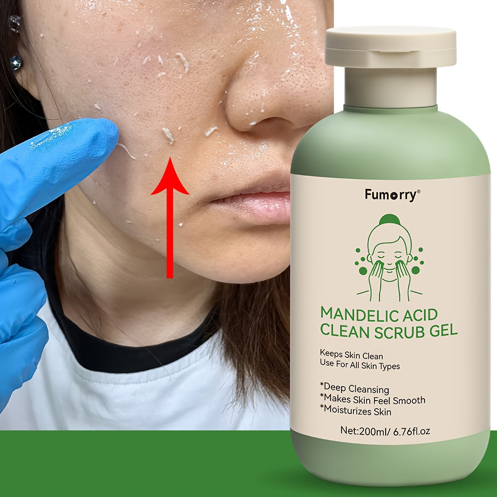 Deep Cleansing Exfoliating Gel - 6.76oz, with Mandelic Acid - Aloe & Rose Extract