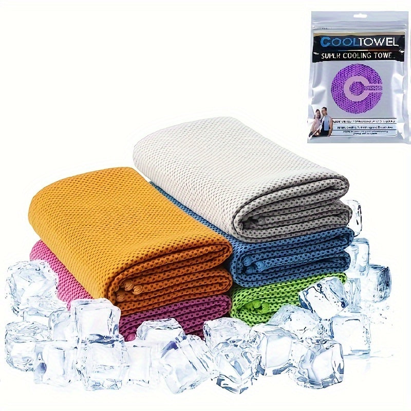4pcs Cooling Towels (35.4 * 11.8 Inches)