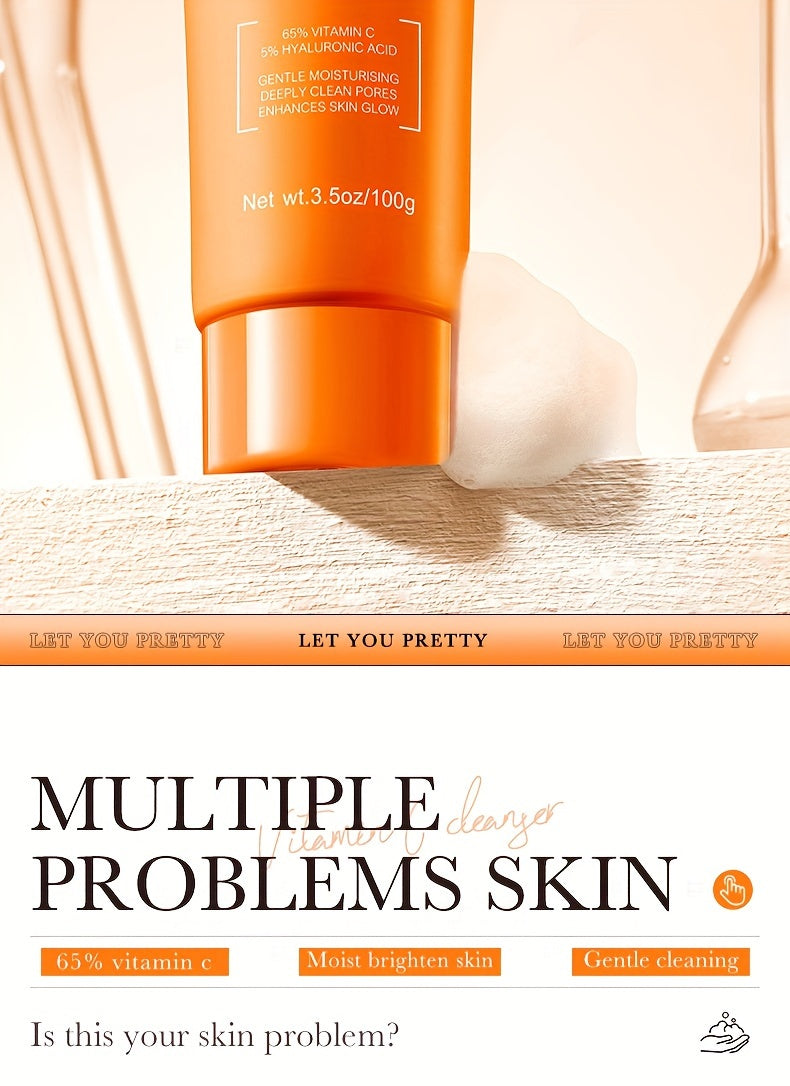 Vitamin C Whitening Facial Cleanser 100G - Deep Cleansing