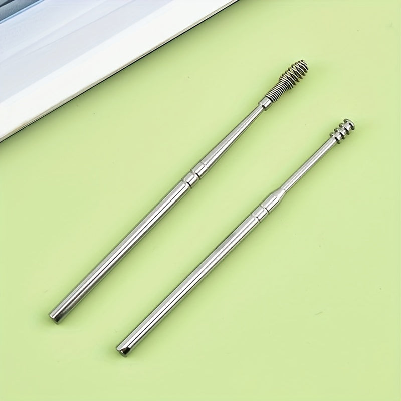 6pcs Spiral Spring Ear Cleaning Kit with Soft & Sturdy Ear Spoon & Probe Tools