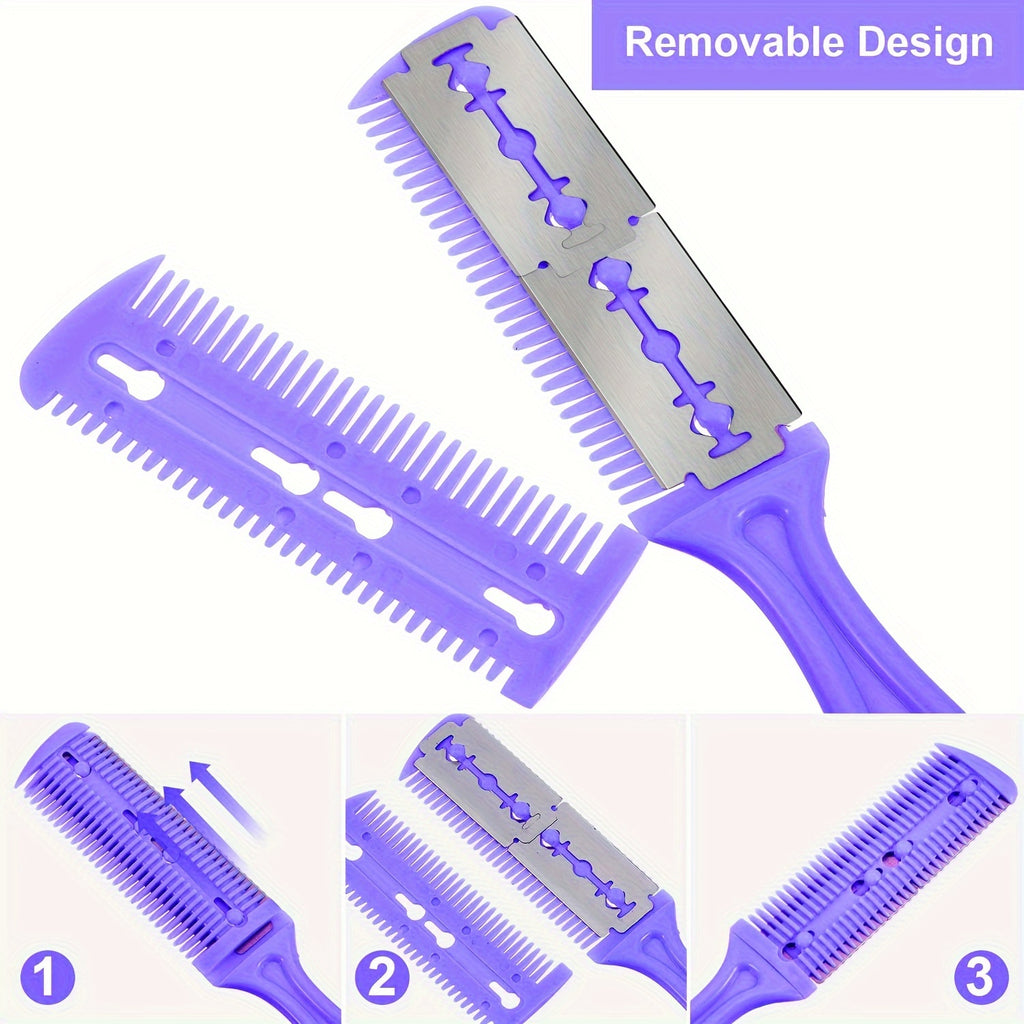 1pc Trimmer Razor Comb Hair Cutter Comb Dual Side