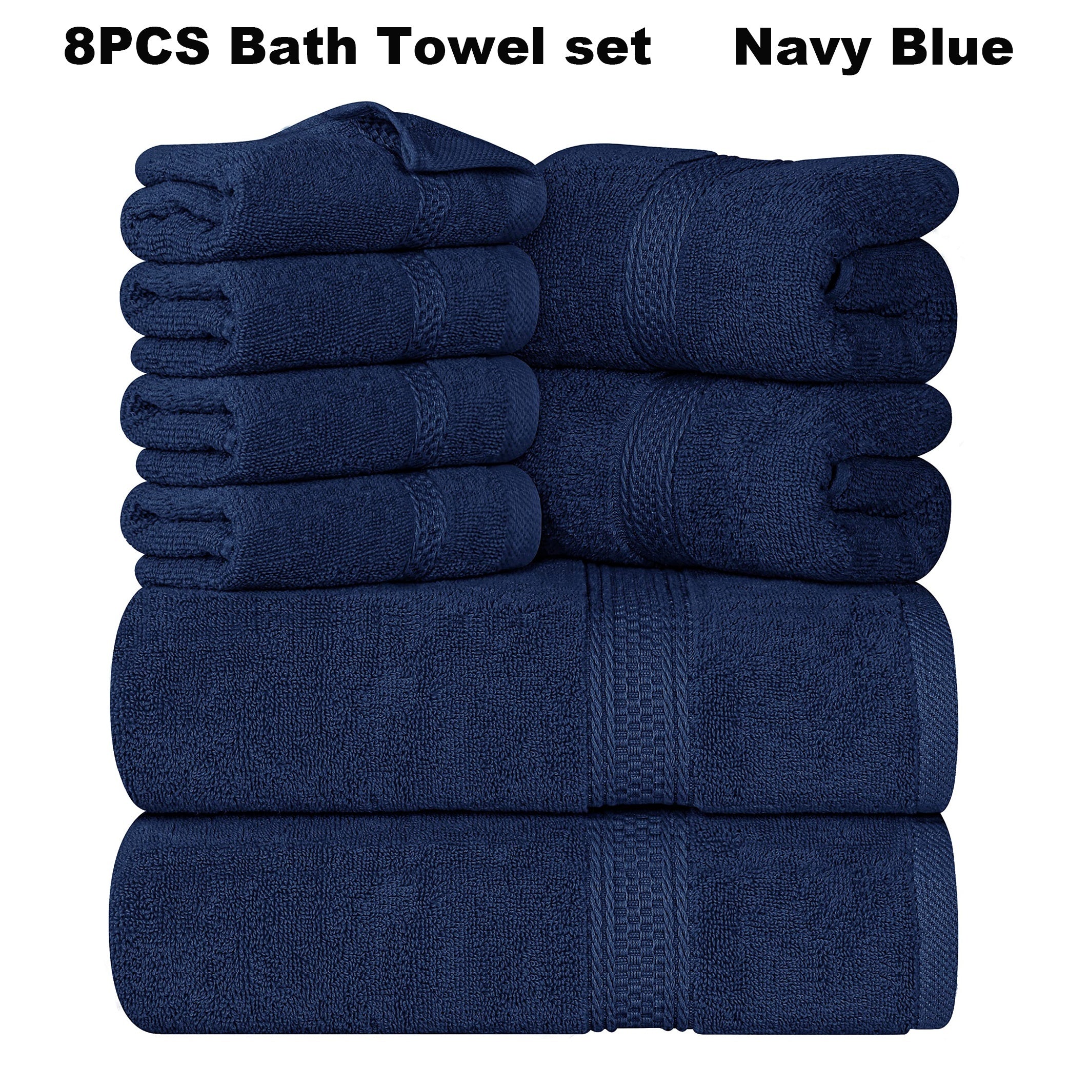 16pcs/8pcs Luxurious Soft Towel Set | 4 Bath Towels, 4 Hand Towels, 8 Washcloths