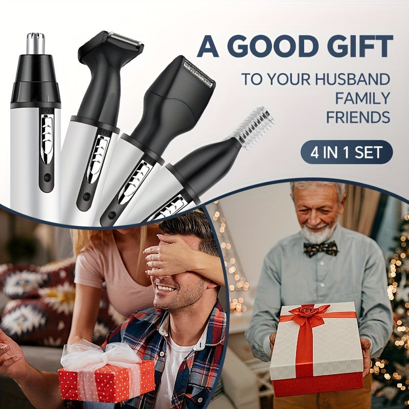 4-in-1 Multi-Functional Electric Shaver - Electric Razor with USB Rechargeable