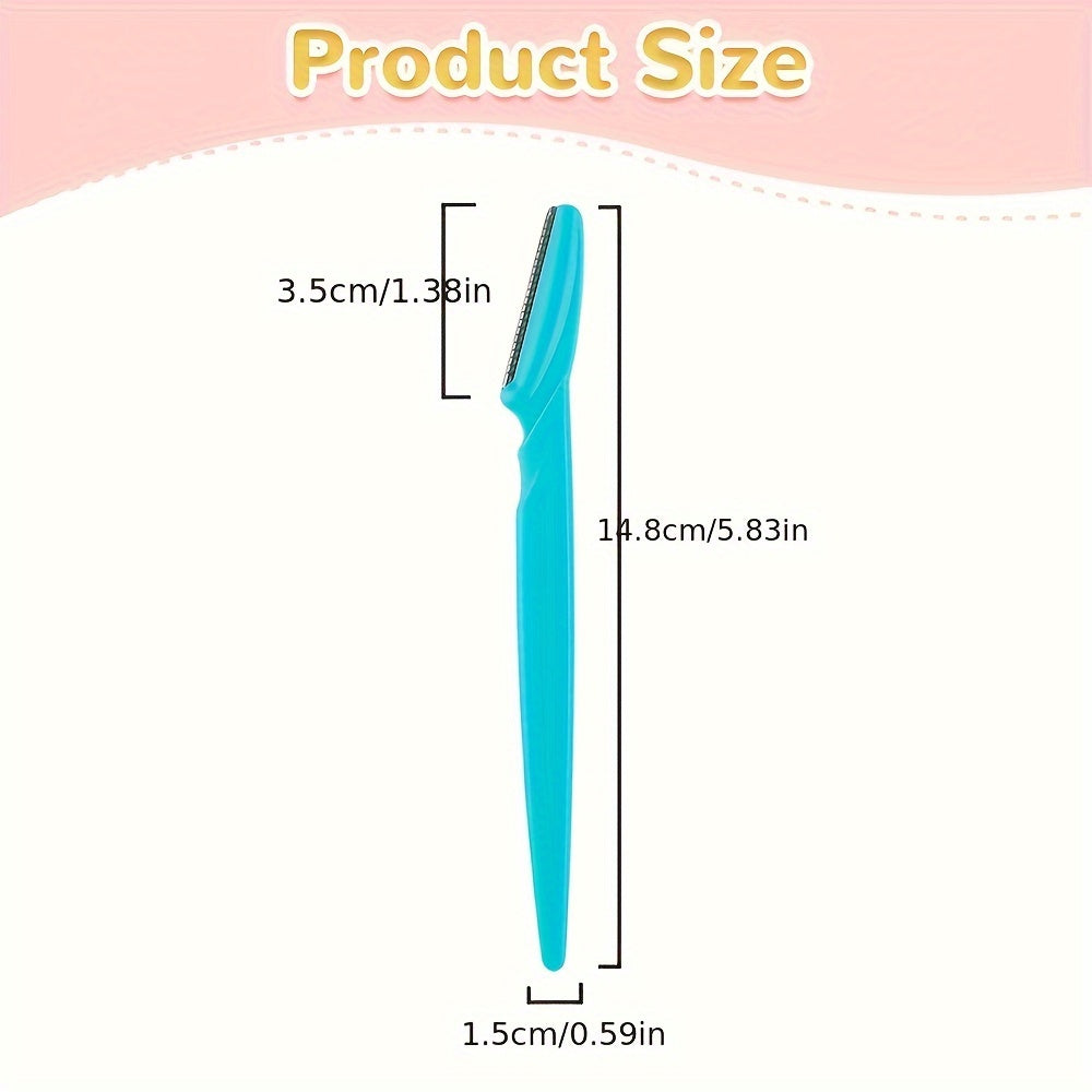 "Smooth" 3pcs Precision Eyebrow & Facial Hair Razors For Men And Women