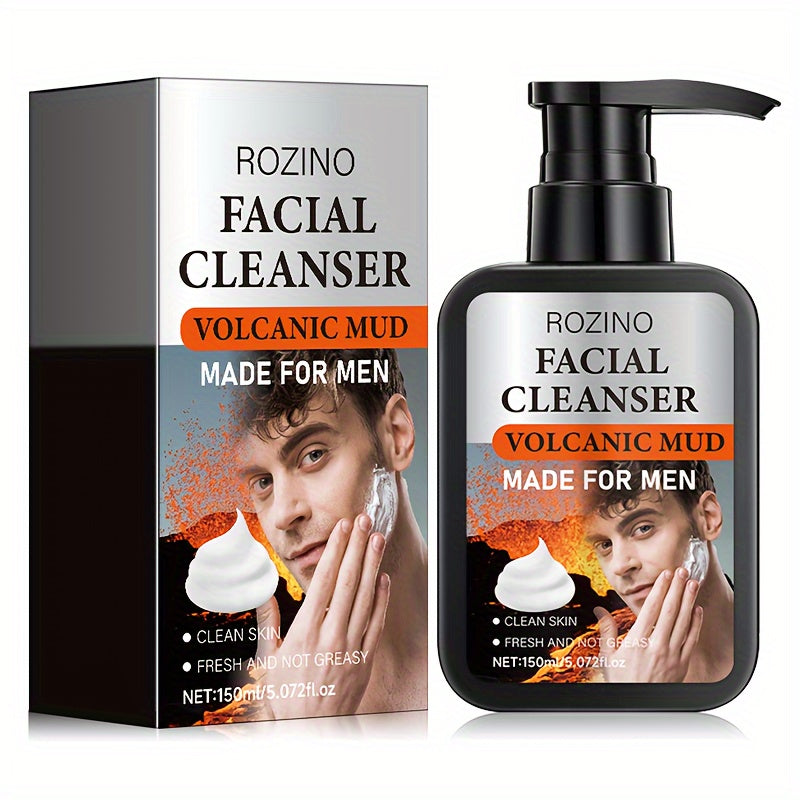 Instant Clean Men's Volcanic Mud Facial Cleanser