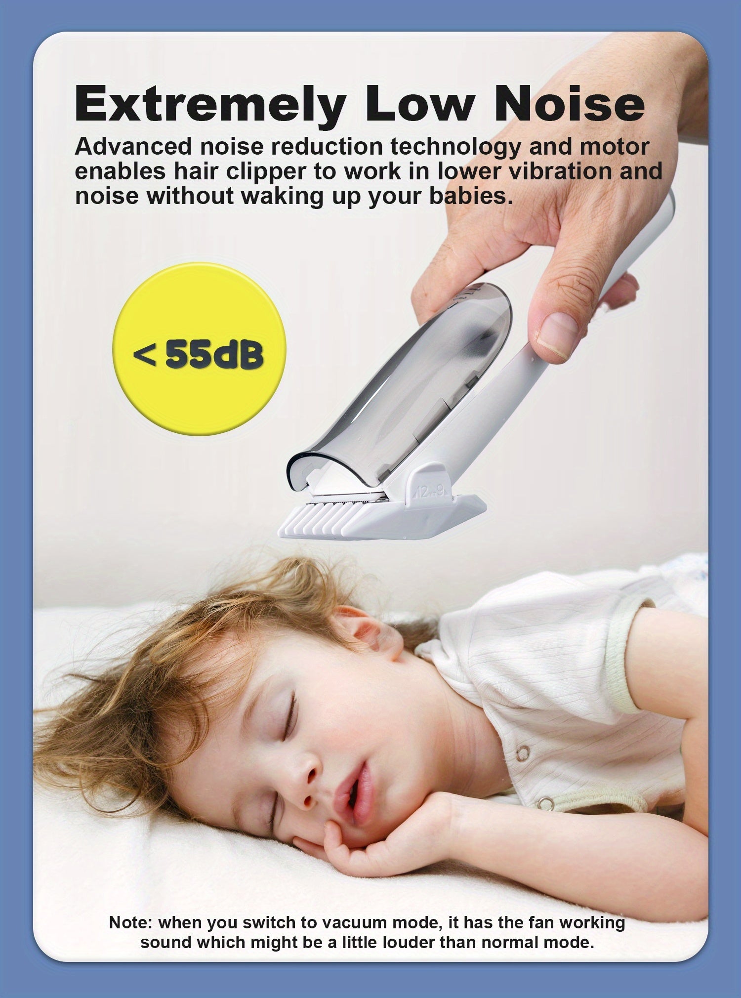 Professional Rechargeable Body Hair Trimmer Kit - Ultra Quiet, Auto Sucking, Smart Vacuum