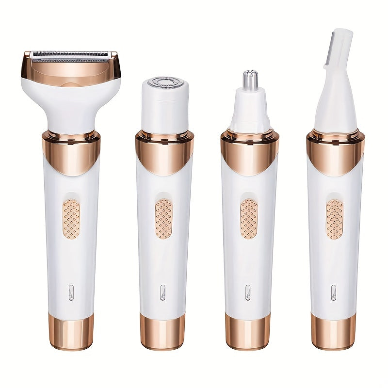 4-in-1 Women's Electric Razor - Wet & Dry Hair Remover