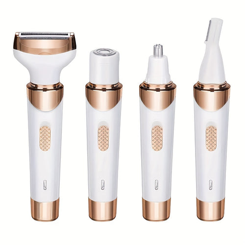 4-in-1 Women's Electric Razor - Wet & Dry Hair Remover