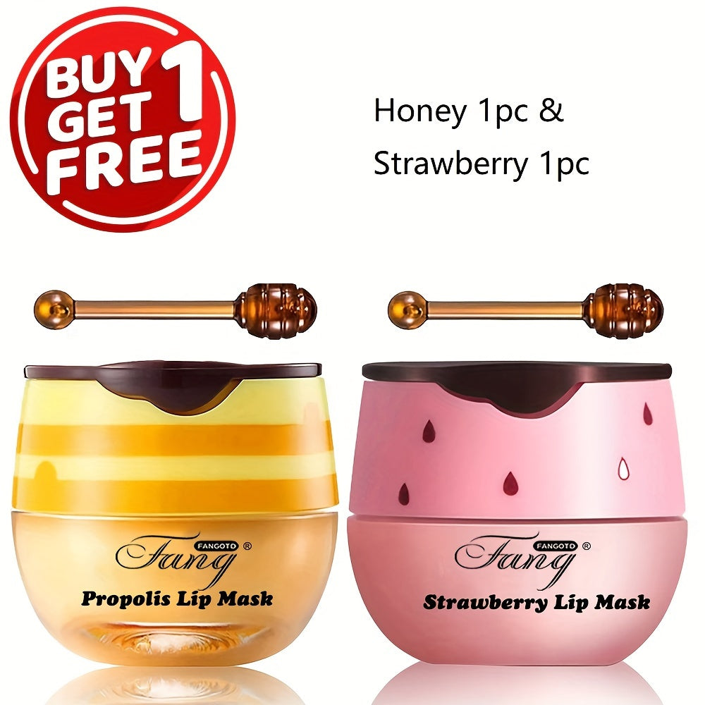 [Buy 1 Get 1 Free]2 Pack Bee Balm Lip Balm Honey Pot