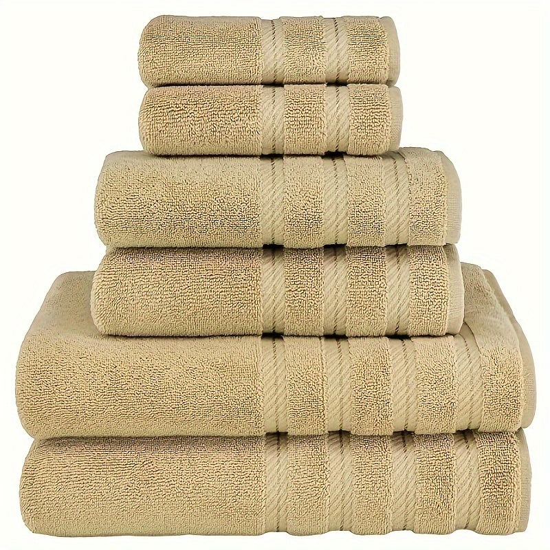 6pcs Purple Towel Set