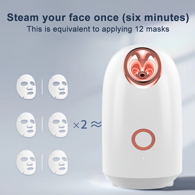 Large Face Steamer with Fine Mist, Easy One-Button Operation