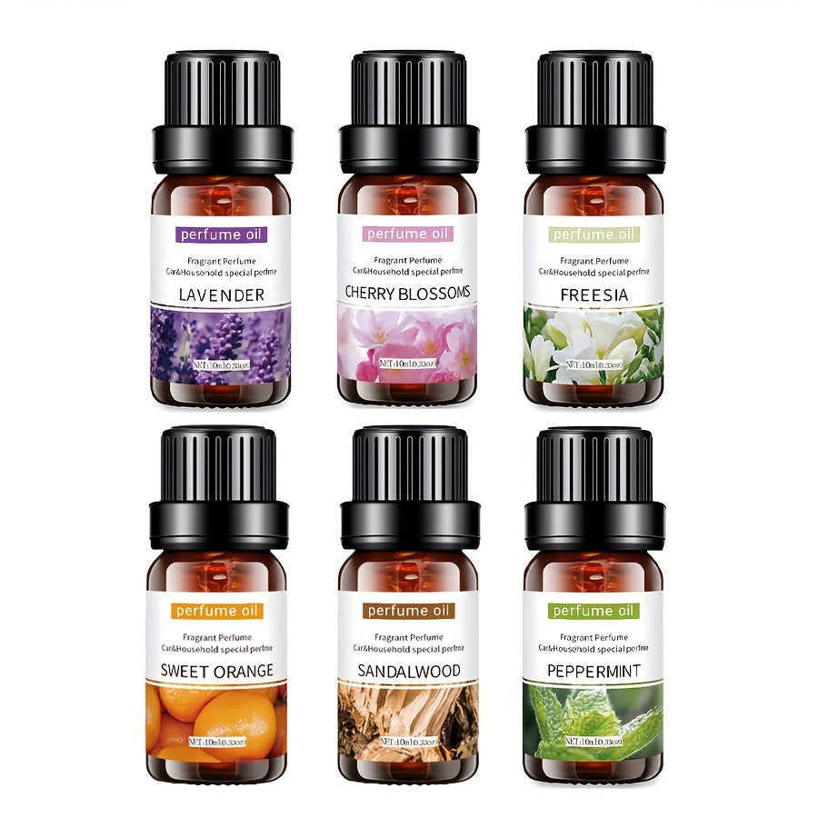 3/6pcs 10ml 100% Pure Essential Oil Set