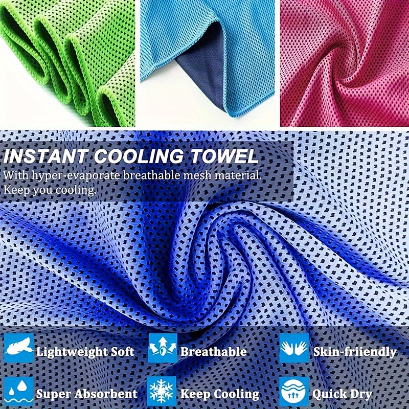 4pcs Cooling Towels (35.4 * 11.8 Inches)