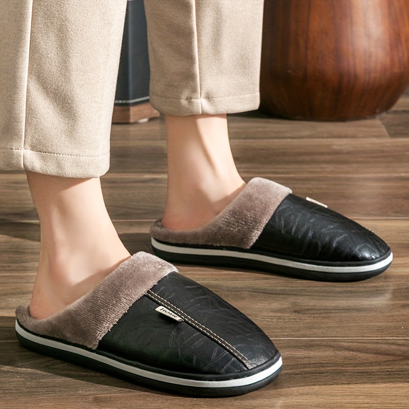 Men's Slippers Home Winter Indoor Warm Shoes