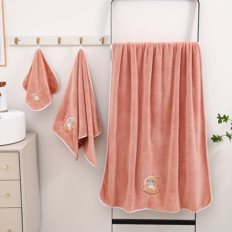 3-Piece Luxury Ultra-Soft Waffle Weave Towel Set