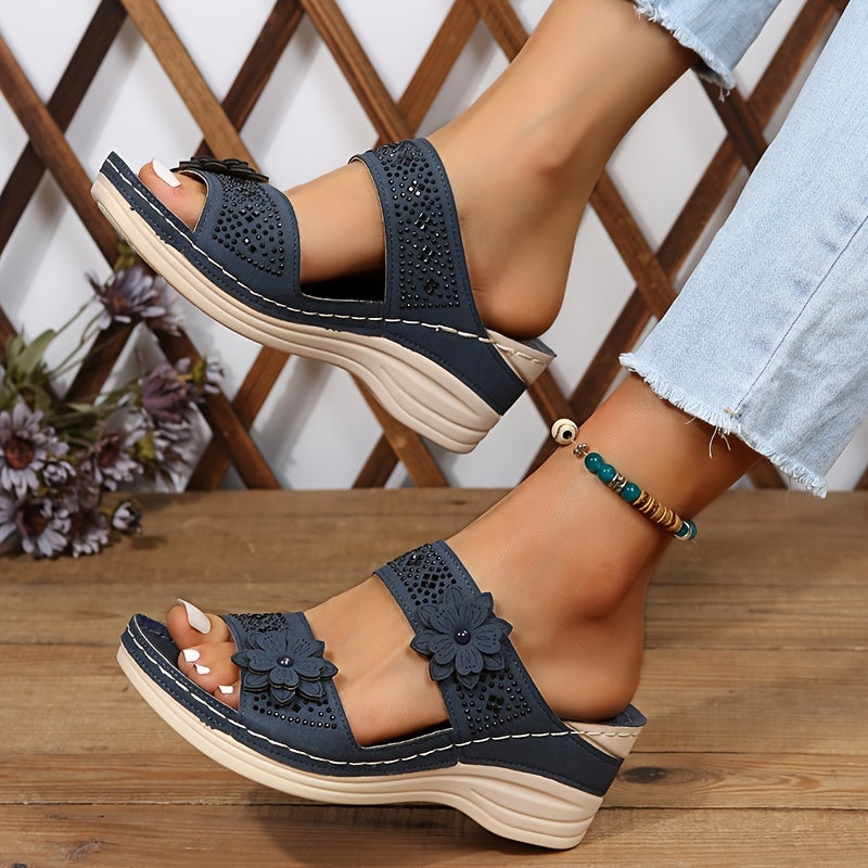 Slip-On Platform Slippers for Women