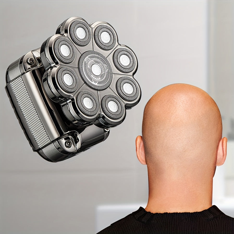 5-in-1 Electric Razor For Men: Detachable Head Shaver