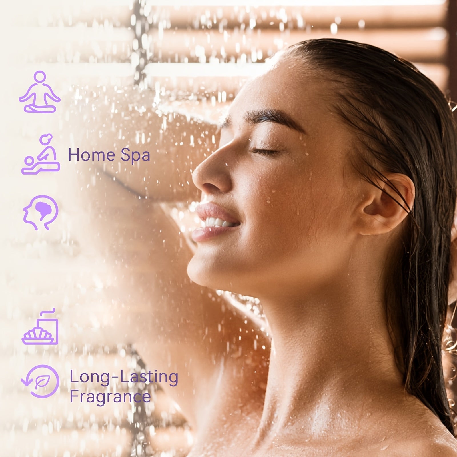 6/8pcs Of Essential Oil Shower Steamers, Eucalyptus, Lavender, Jasmine, Camellia, Mint, Citrus, Grapefruit