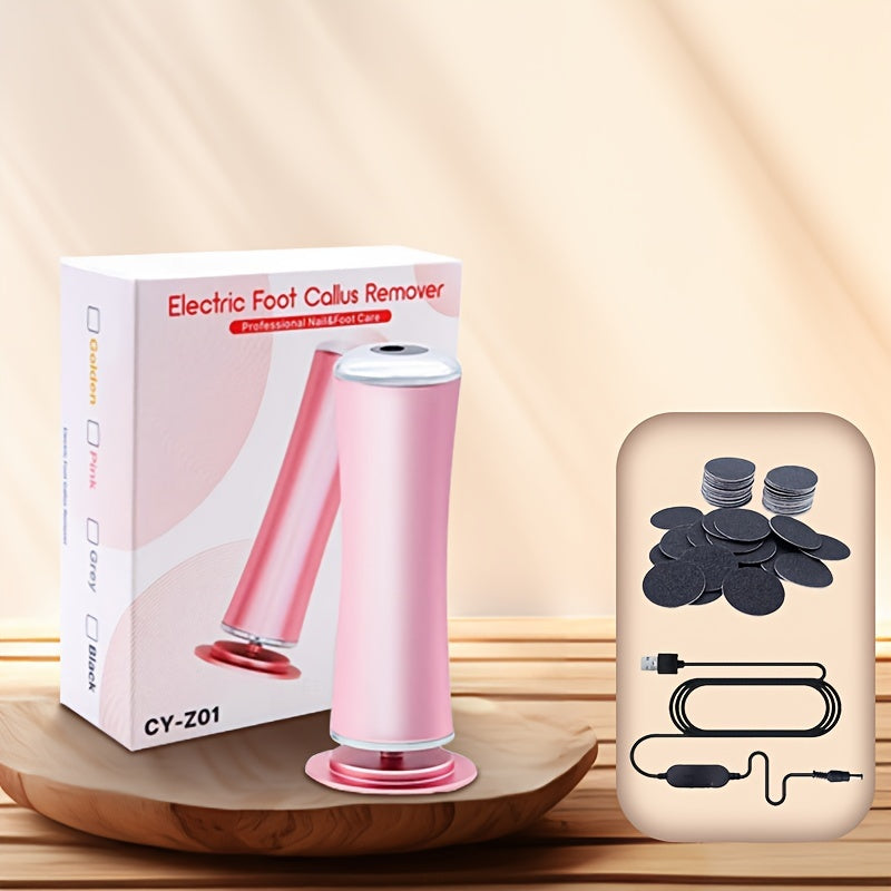 60-Piece Replacement Sandpaper Electric Foot Grinder - Powerful Callus Remover