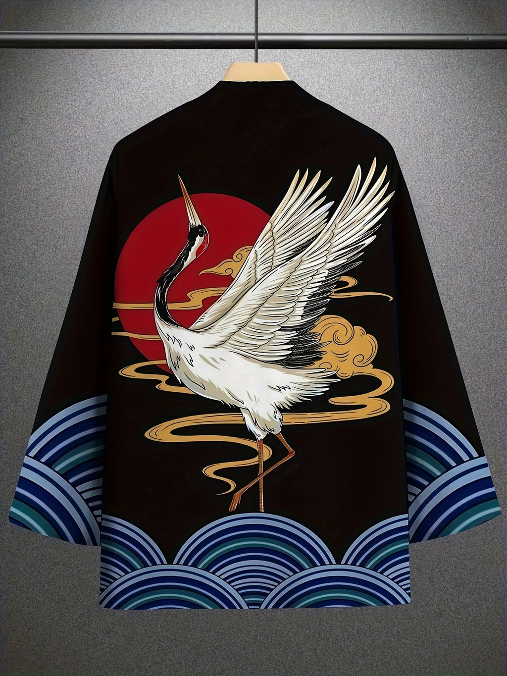 Cool Japanese Kimono Men's Breathable Beach Shirt