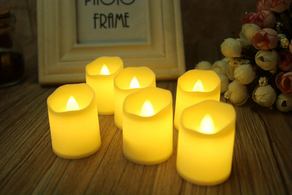 2/4/6pcs LED Lights Electronic Candles, 1.5-inch Night Light