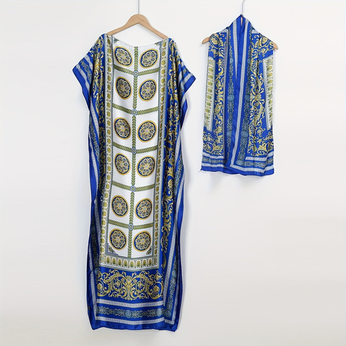 Luxury Lightweight Floral Print Scarf Shawl