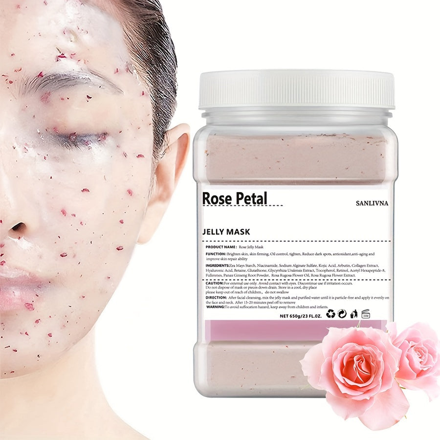 Rose Petal Jelly Facial Mask Powder