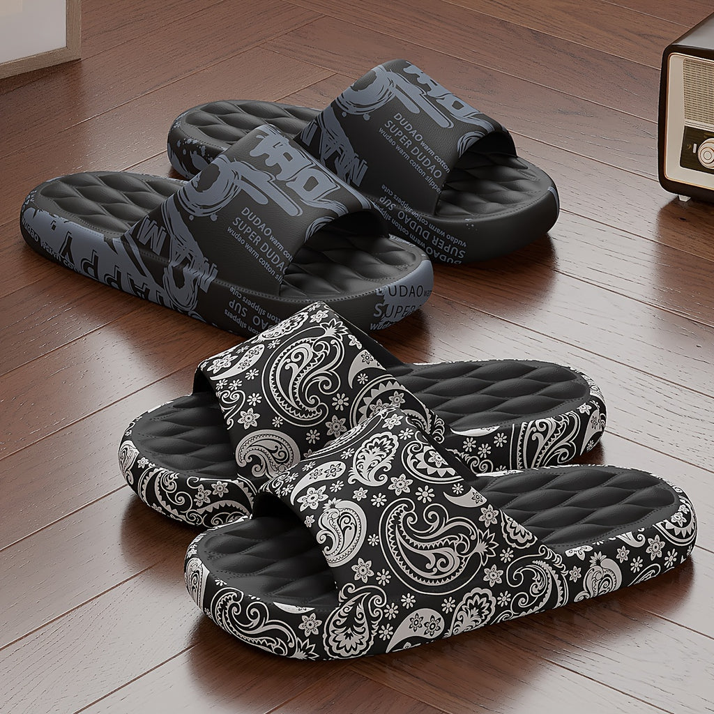 Men's Graphic Slides