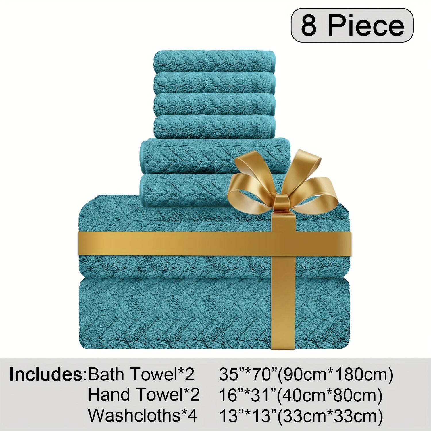 Oversized Bath Towels Set Microfiber