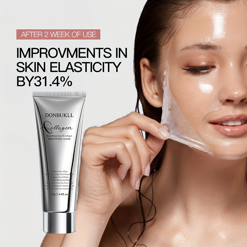 DONBUKLL Collagen Overnight Wrapping Peel Off Facial Mask Pack