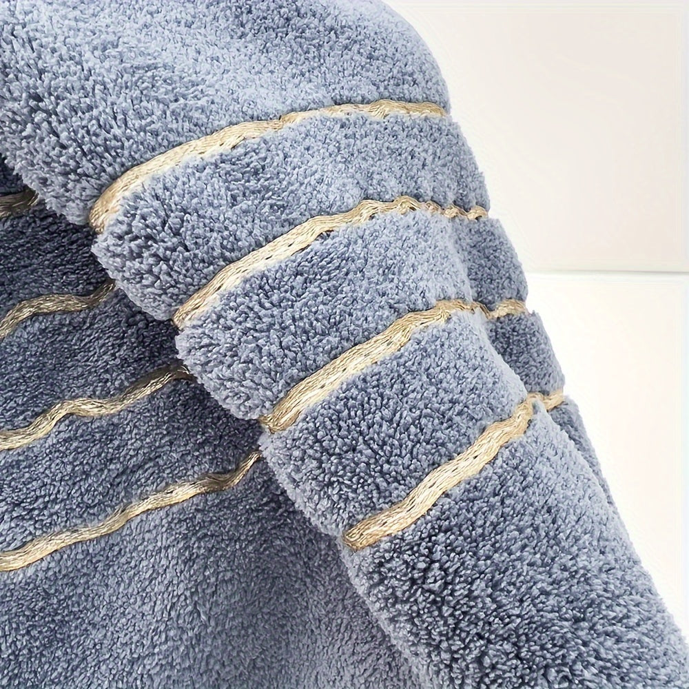 3pcs Super Absorbent Quick-drying Microfiber Bath Towels