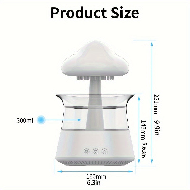 Rain Cloud Aromatherapy Essential Oil Zen Diffuser
