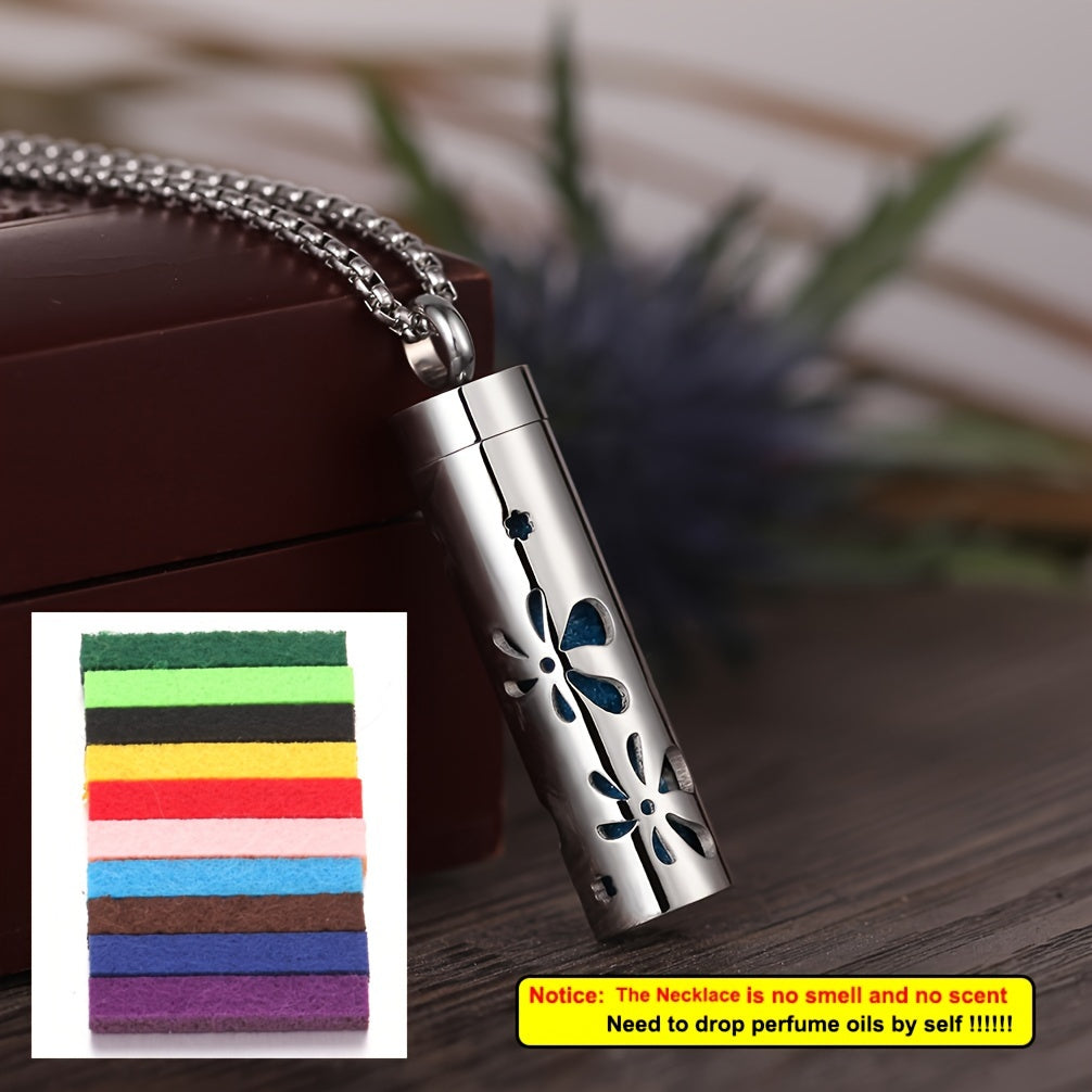 Stainless Steel Aromatherapy Necklace