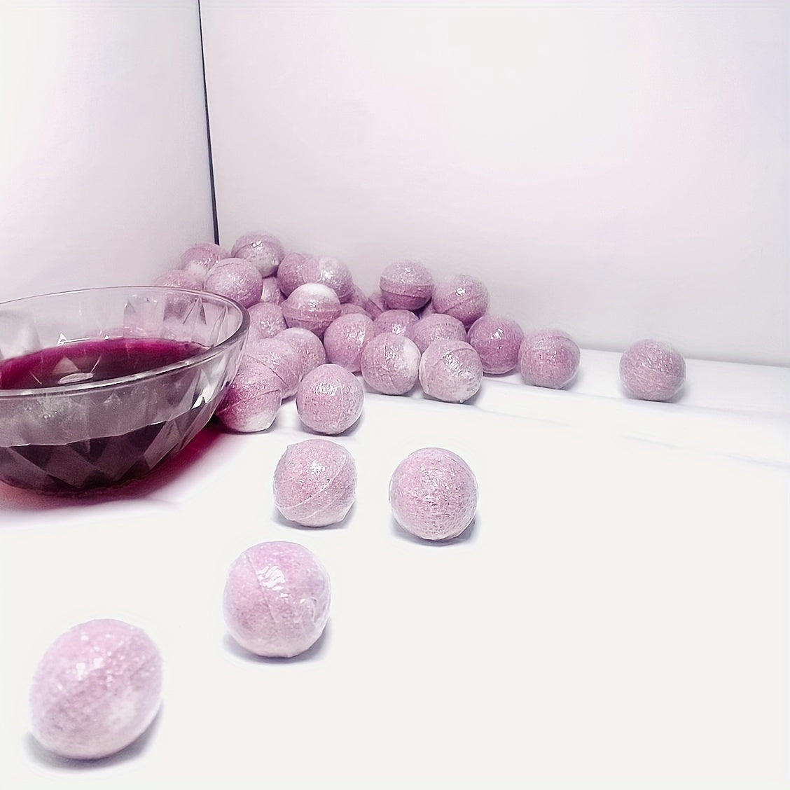 20 Pcs Luxurious Lavender Bath Salt Bombs