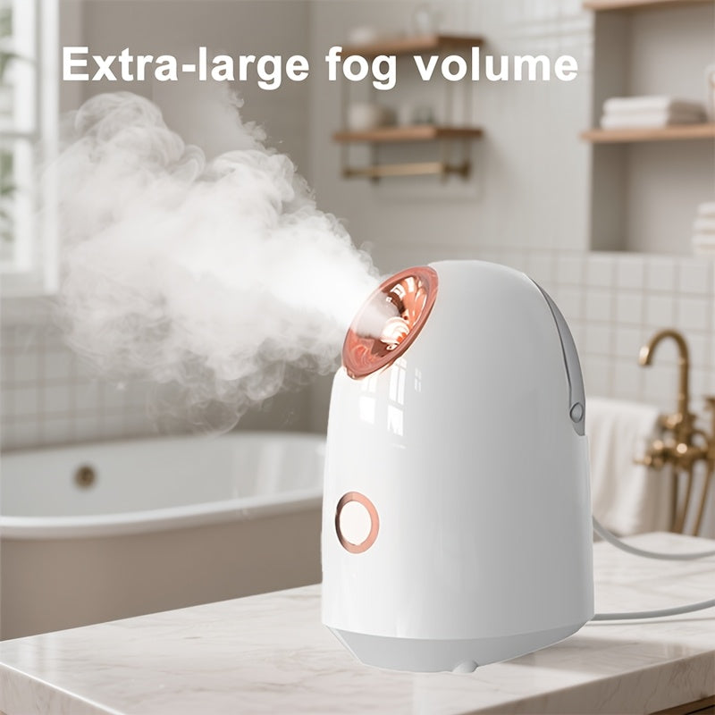 Large Face Steamer with Fine Mist, Easy One-Button Operation