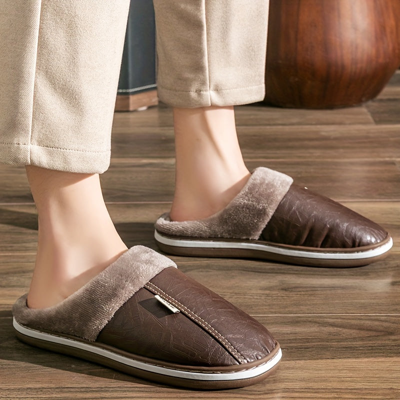Men's Slippers Home Winter Indoor Warm Shoes