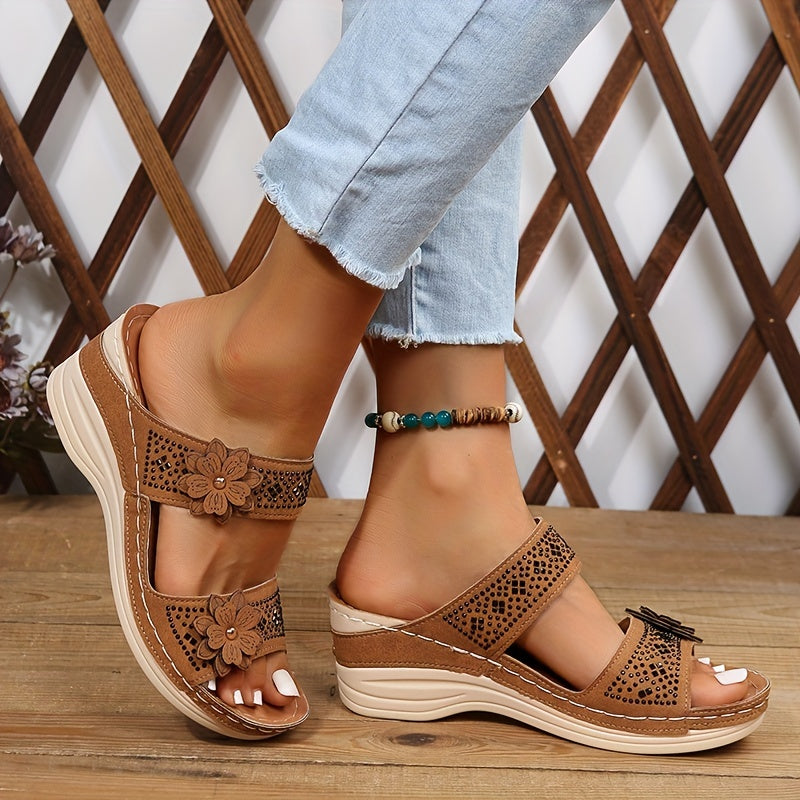Slip-On Platform Slippers for Women