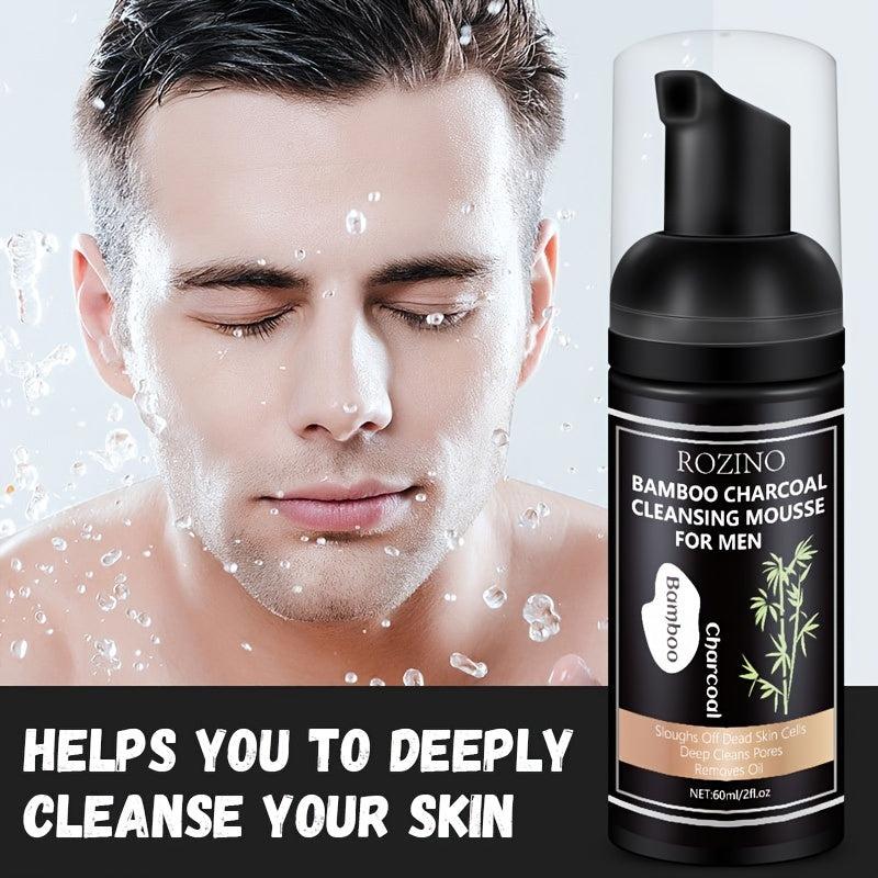 60ml Bamboo Charcoal Deep Cleansing Mousse for Men