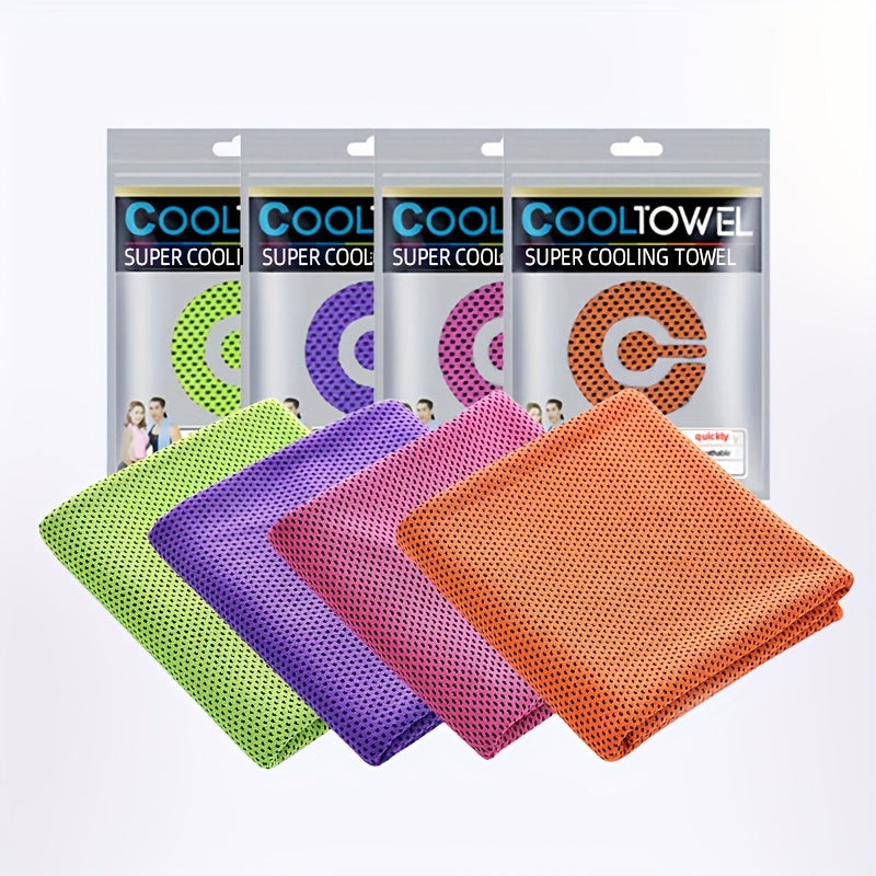 4pcs Cooling Towels (35.4 * 11.8 Inches)