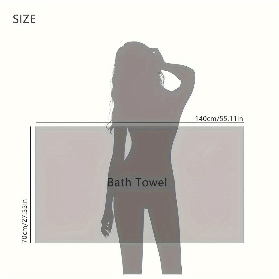 4-Pack Waffle Weave Bath Towels, Ultra-Absorbent Microfiber Towels
