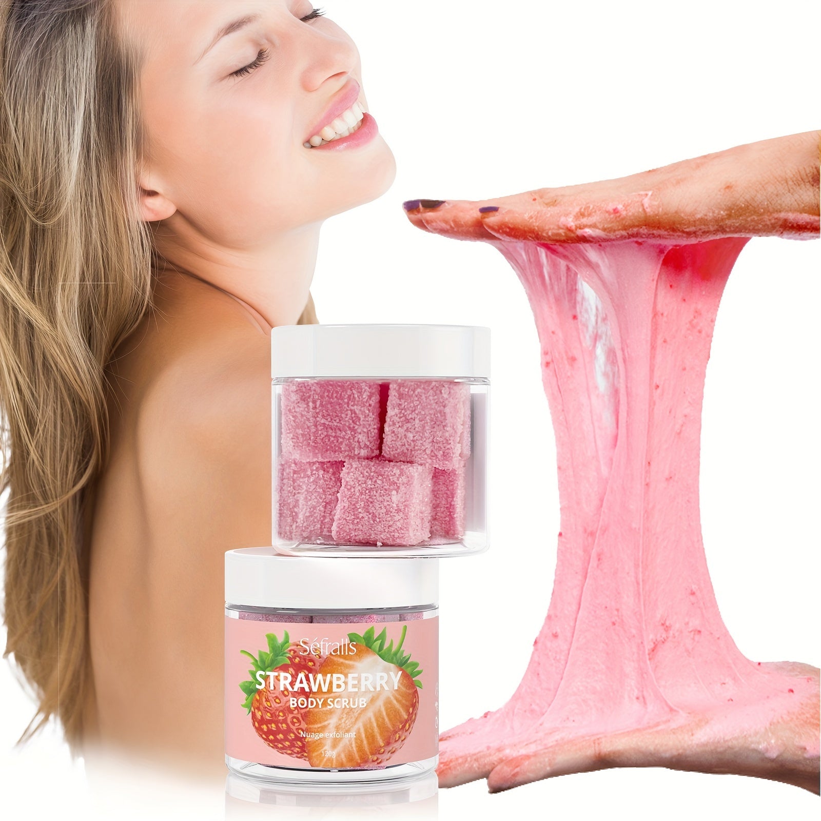Séfralls Strawberry Body Scrub 150g