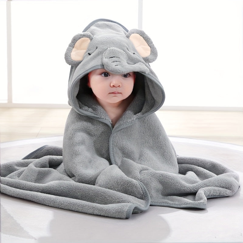 4pcs Set Colorful Animal Hooded Baby Towels
