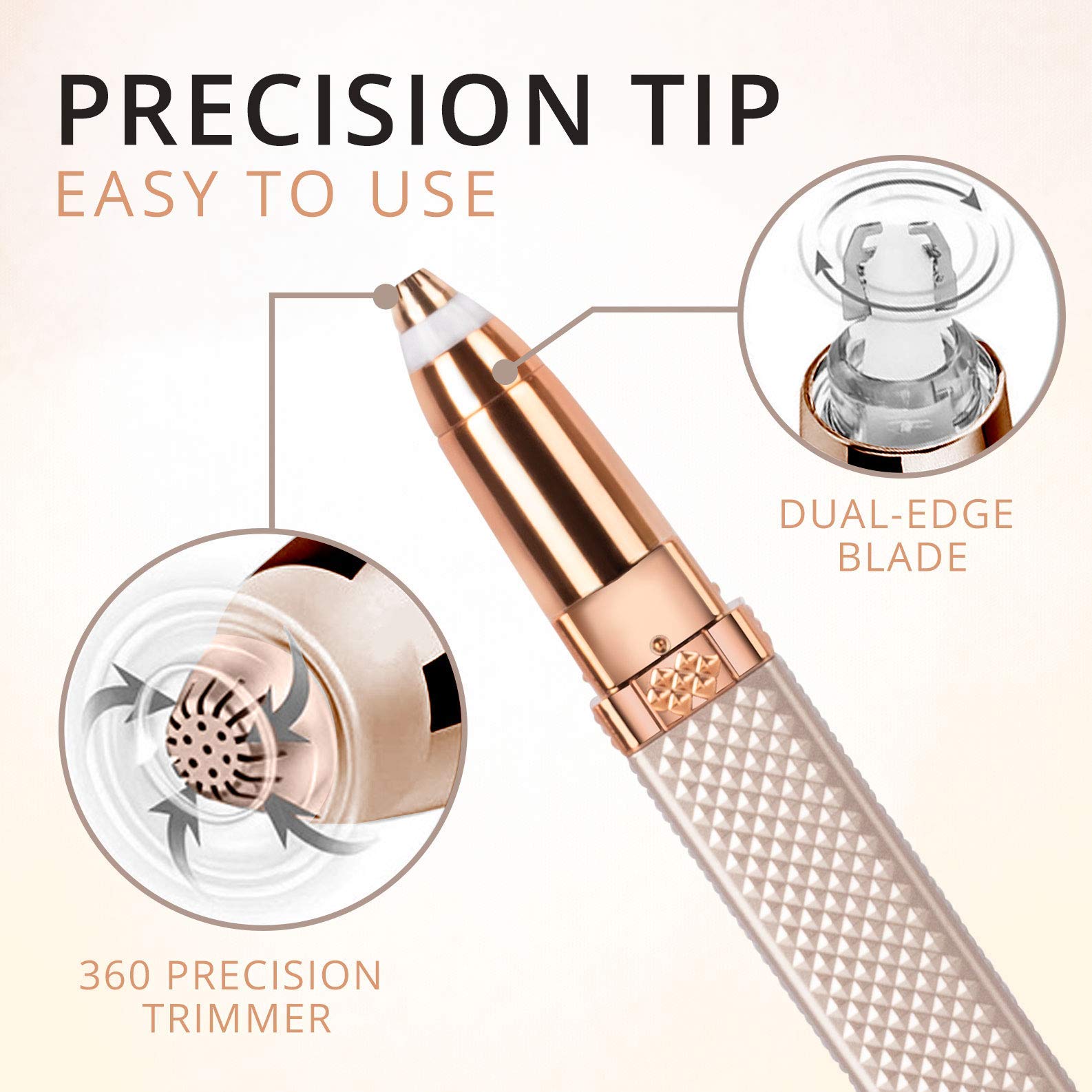 1pc Eyebrow Trimmer & Facial Hair Removal for Women