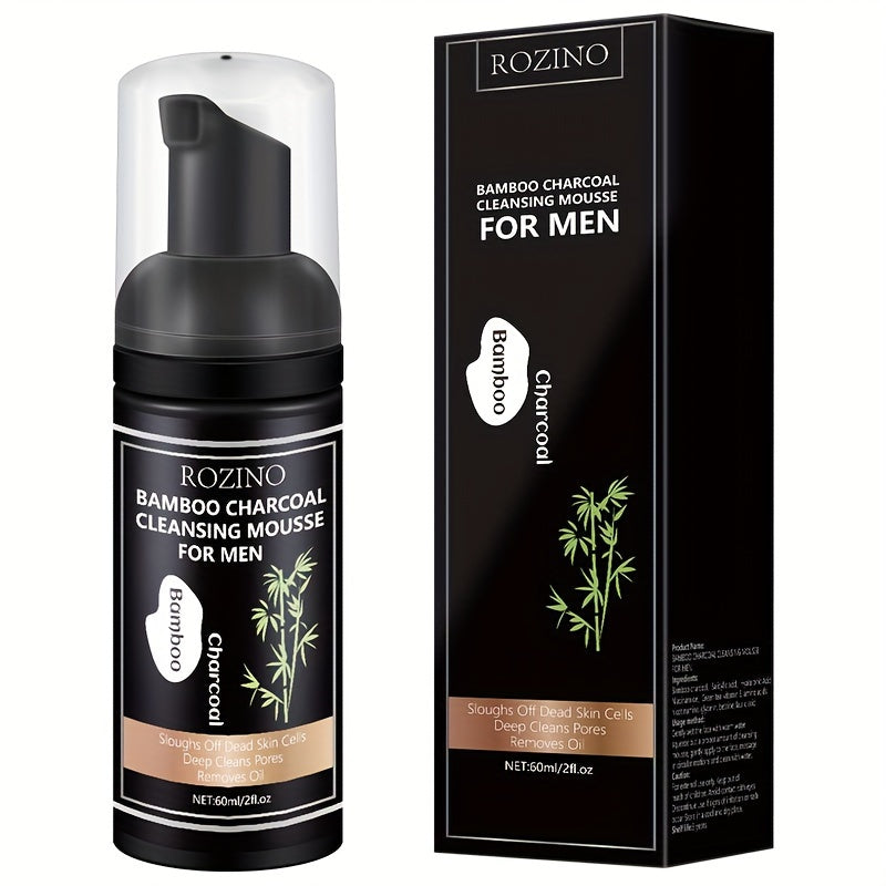 60ml Bamboo Charcoal Deep Cleansing Mousse for Men