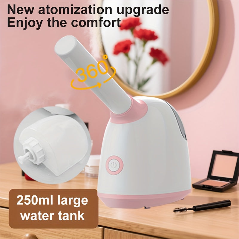 Large Face Steamer with Fine Mist, Easy One-Button Operation