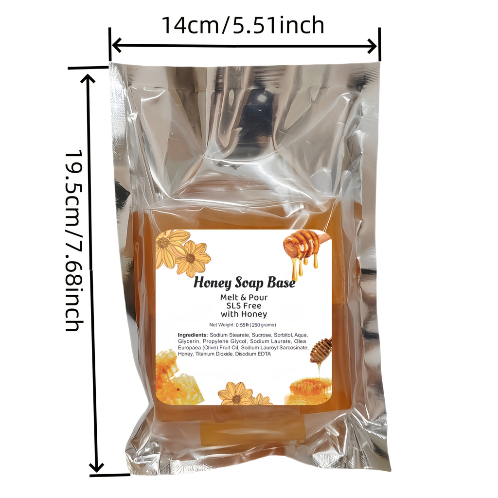 8.82oz Honey Soap Base for DIY Handmade Soaps