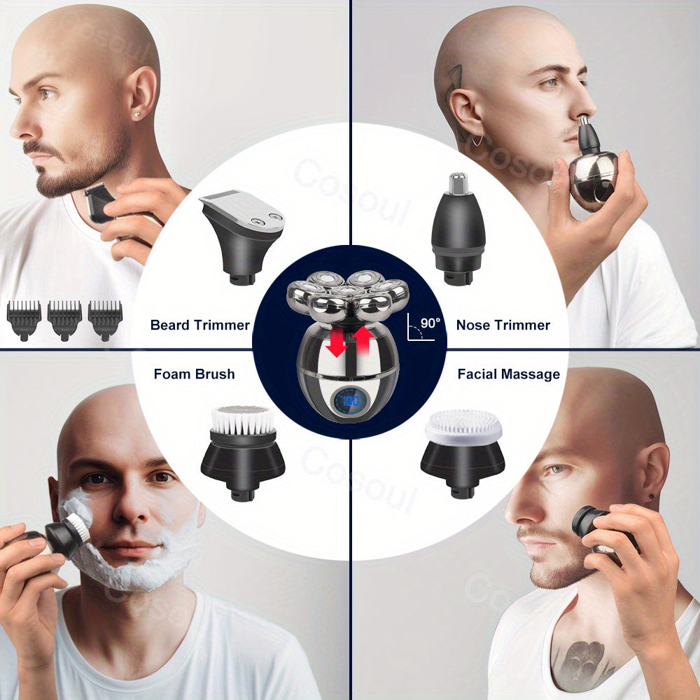 5-in-1 Electric Shaver for Men